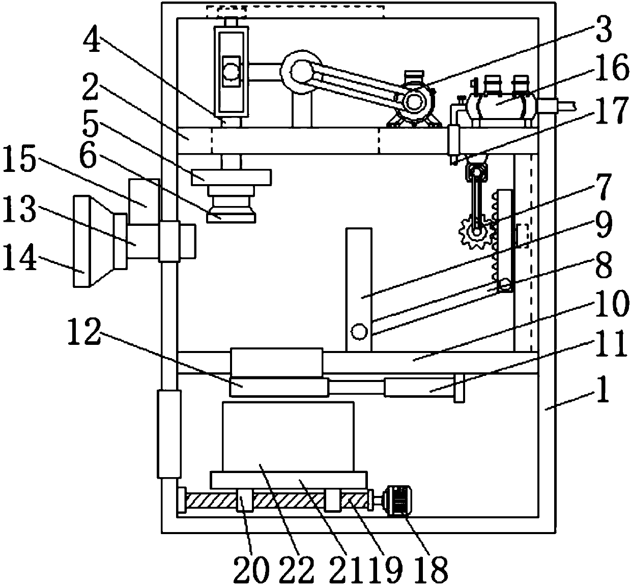 Textile dust collecting equipment with convenient recovery function