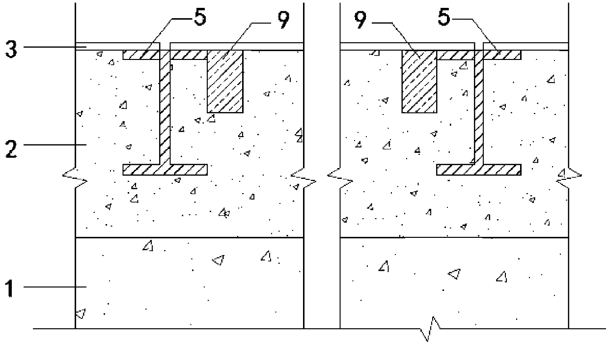 Complex load steel plate concrete platform