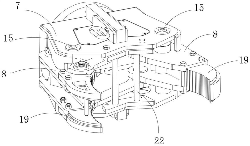 Bridge demolition construction method and equipment thereof