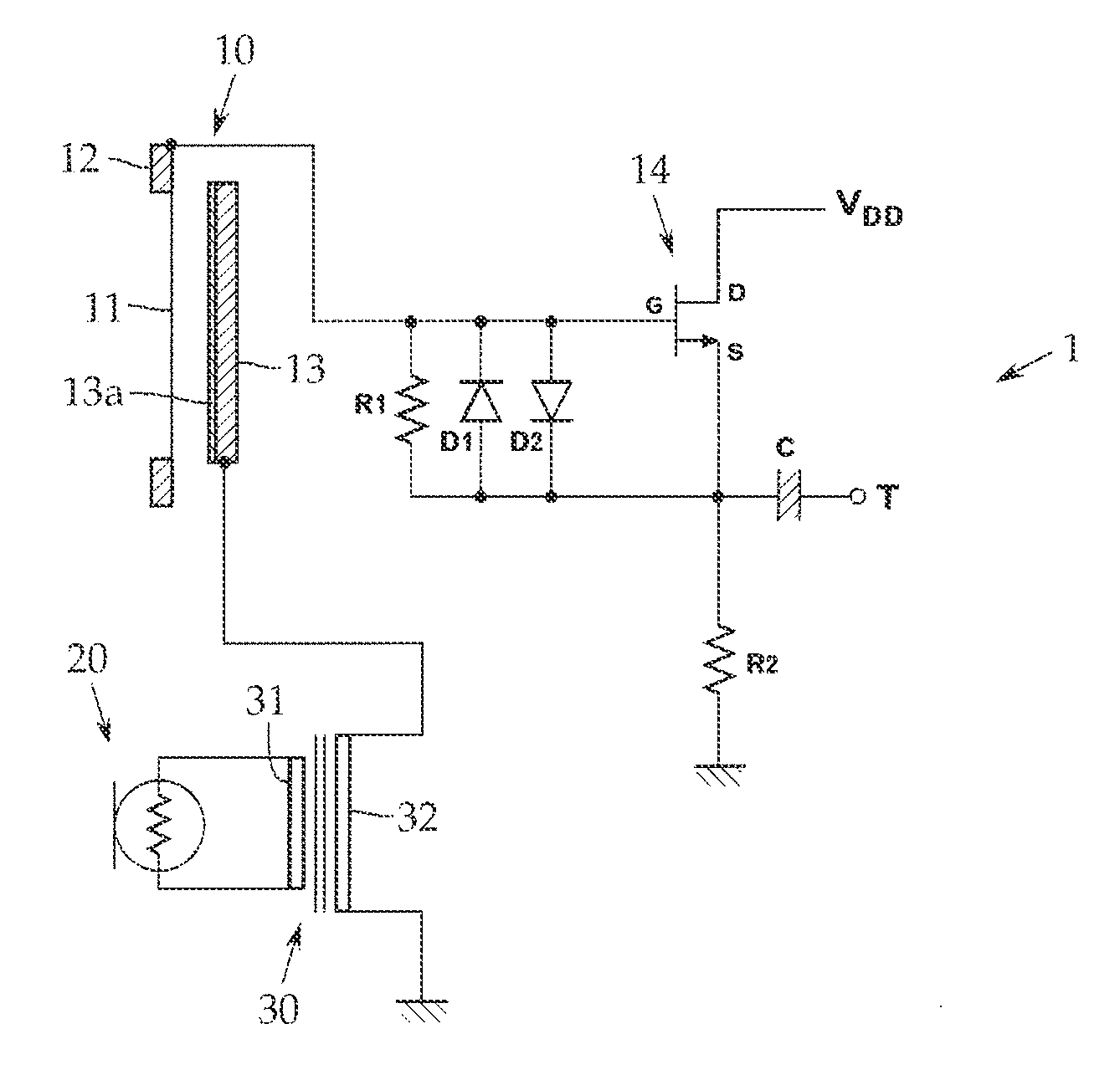 Unidirectional microphone