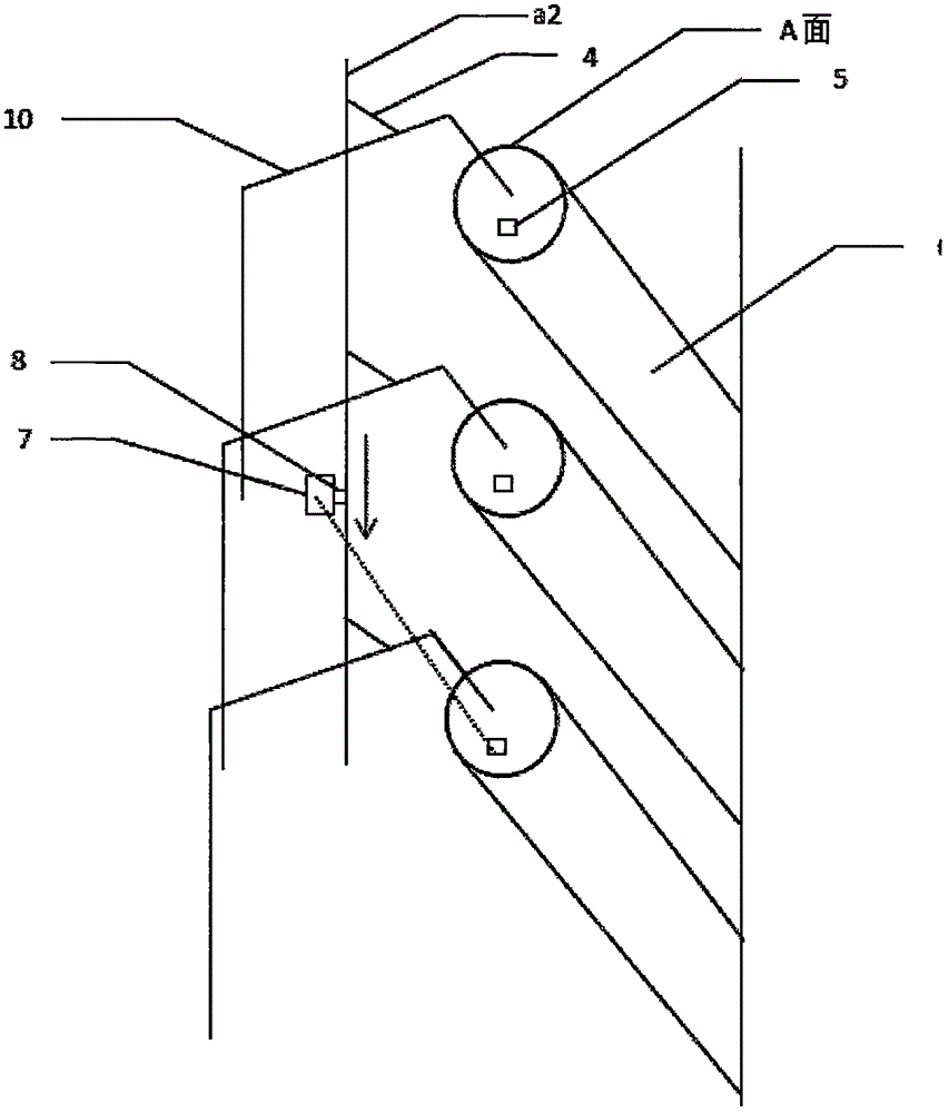 Mine belt conveyer carrying roller state monitoring device and method based on infrared light