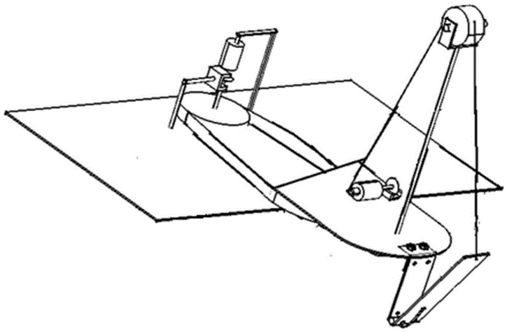 Machinery tail applying bionics principle