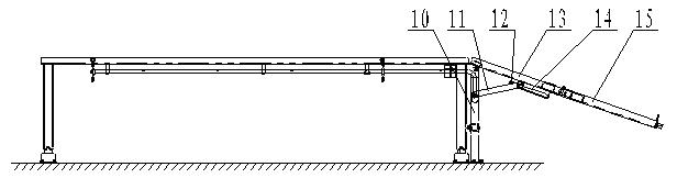 Stretcher bracket with auxiliary transportation turning plate