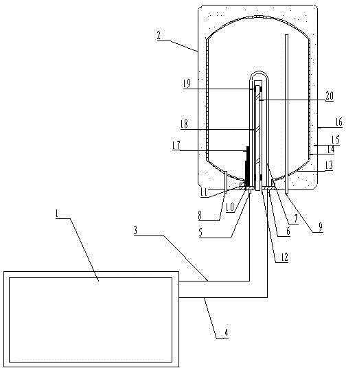 Wall-mounted solar water heater of light-wave heated balcony