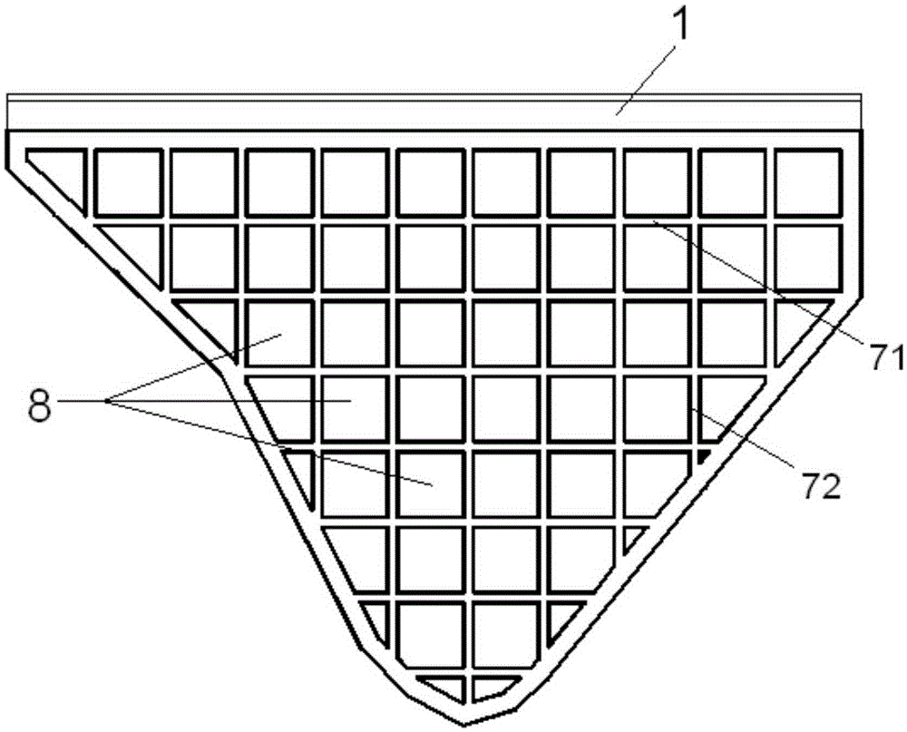 Grid type concrete faced rockfill dam