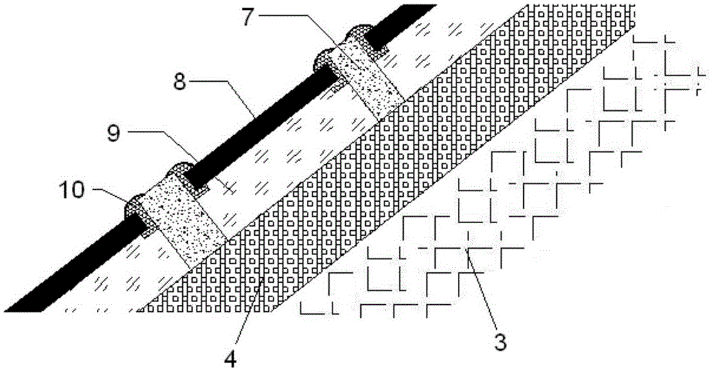 Grid type concrete faced rockfill dam