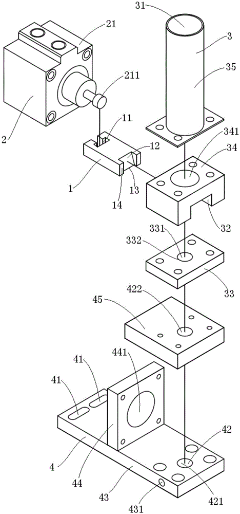 Automatic cutting device for terminal waste materials