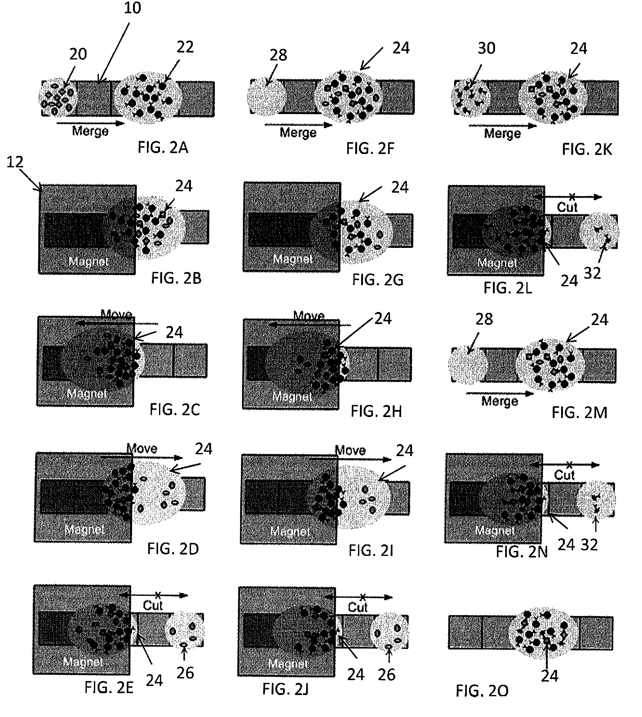 Method for using magnetic particles in droplet microfluidics