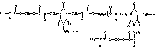 Flexible dual-curing resin and preparation method thereof