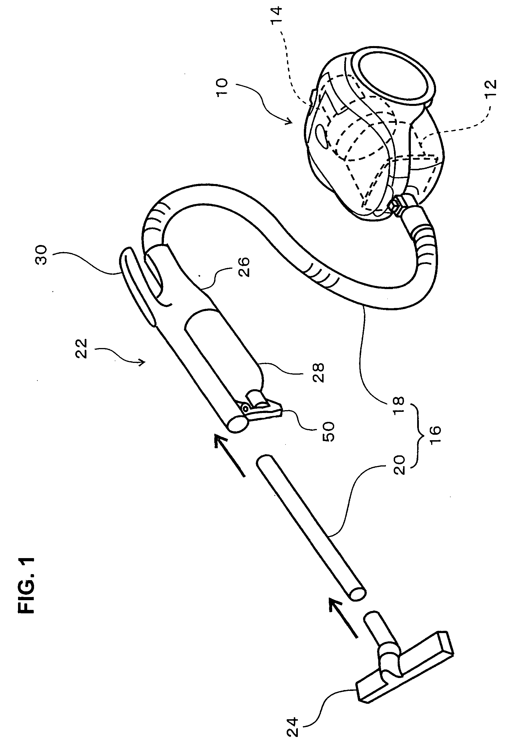 Cyclone type dirt separator and electric vacuum cleaner