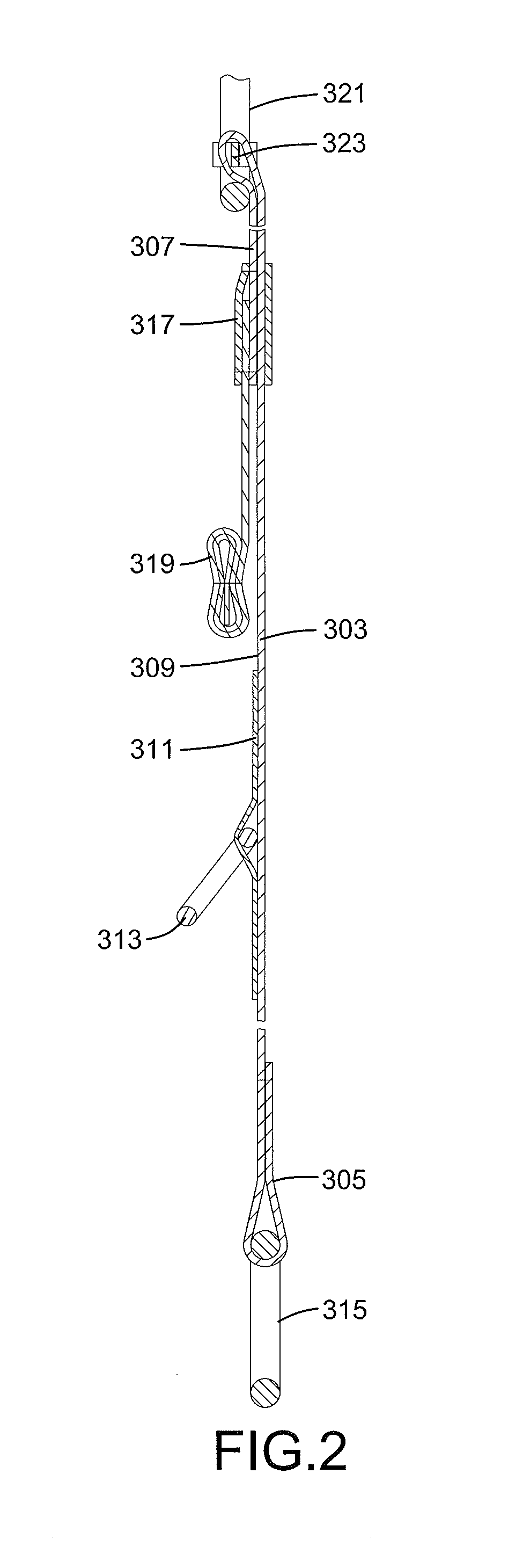 Exerciser with Length-Adjustable Inelastic Strap