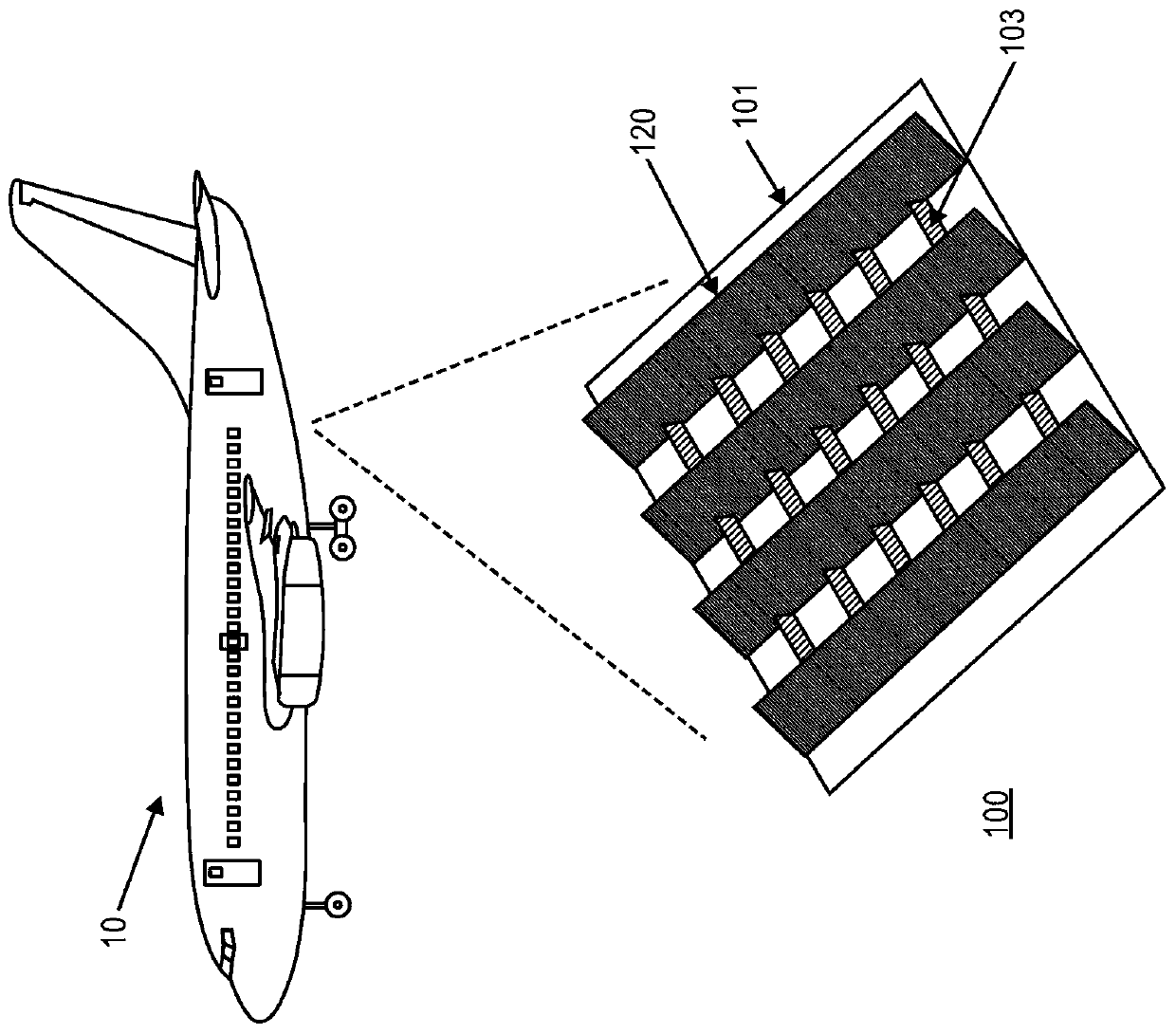 Infrared thermographic inspection system and method for unitized composite structures