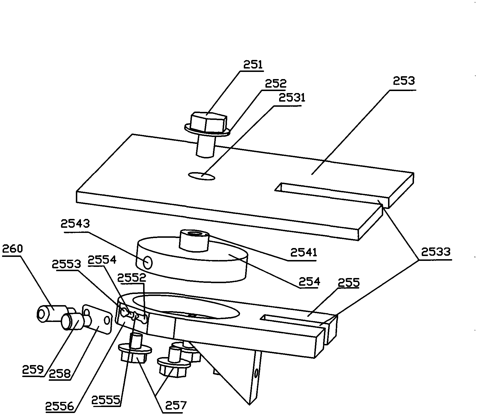 Grain mass measurement device and measurement method of combine harvester