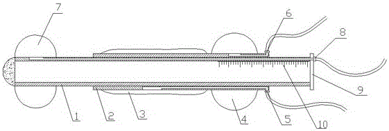 An assisting device for cervical dilation