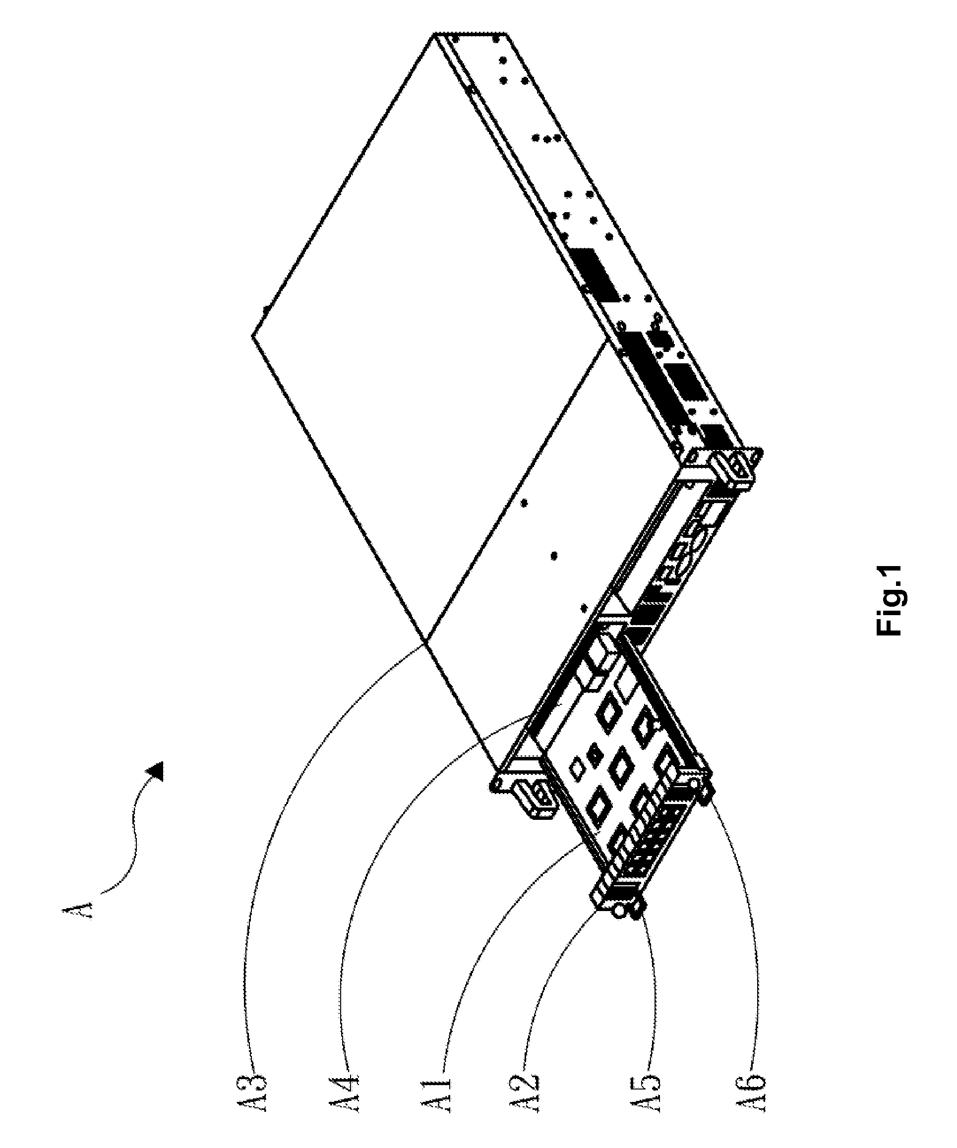 Server with a replaceable module