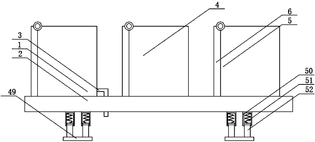 Instrument cleaning device for department of respiration