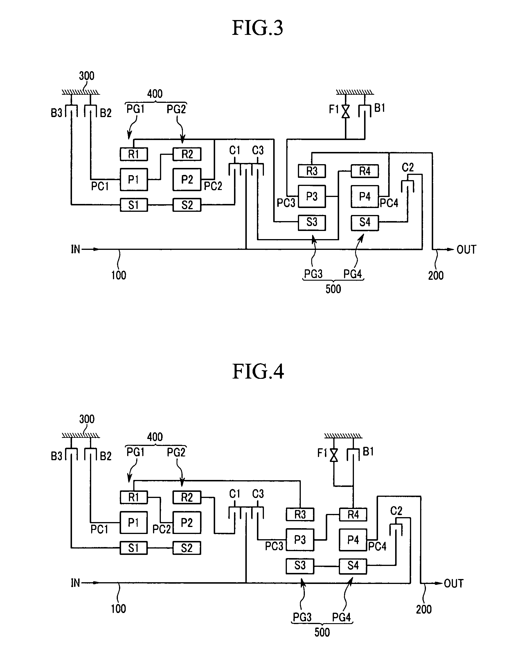 Power train of automatic transmission