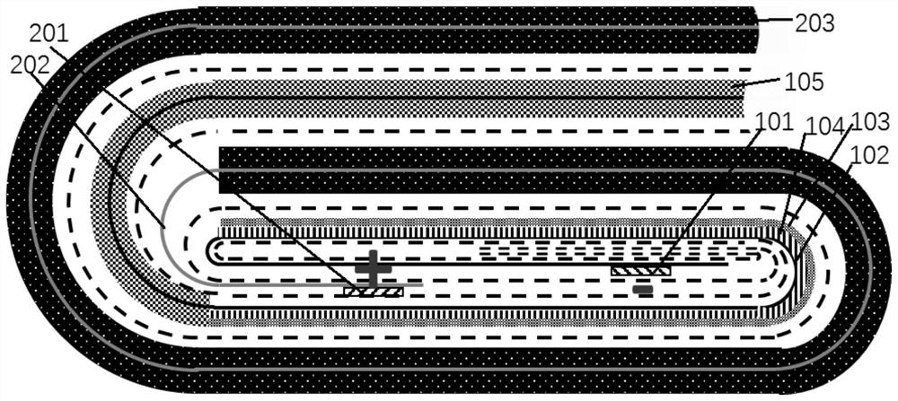 Lithium battery negative plate, wound battery cell and lithium ion battery