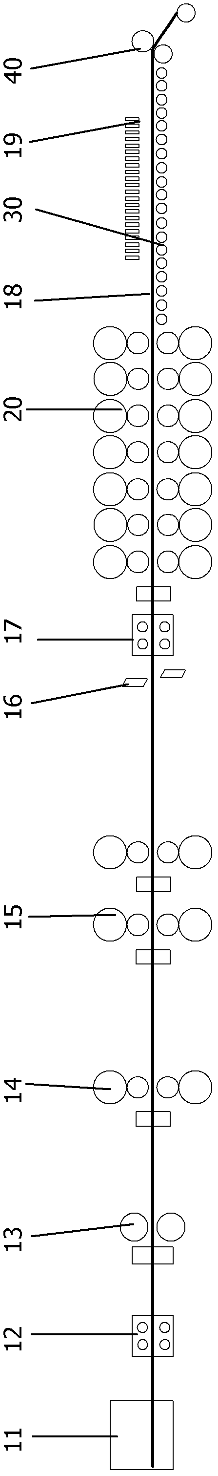 Halting method for scrap steel of hot rolling coilers