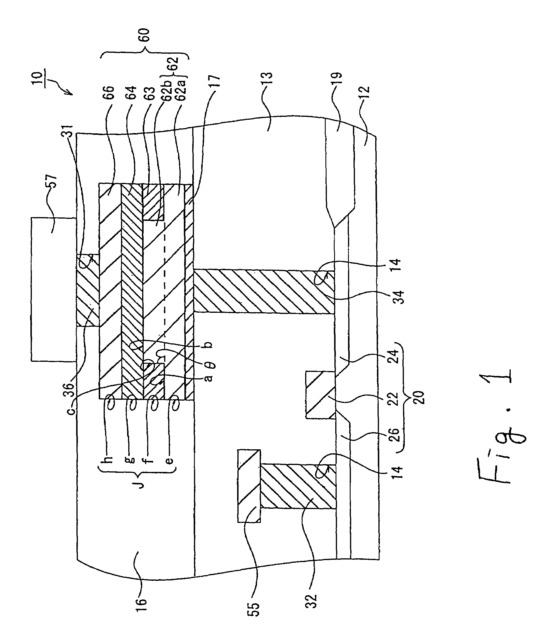 Ferroelectric capacitor and semiconductor device having a ferroelectric capacitor