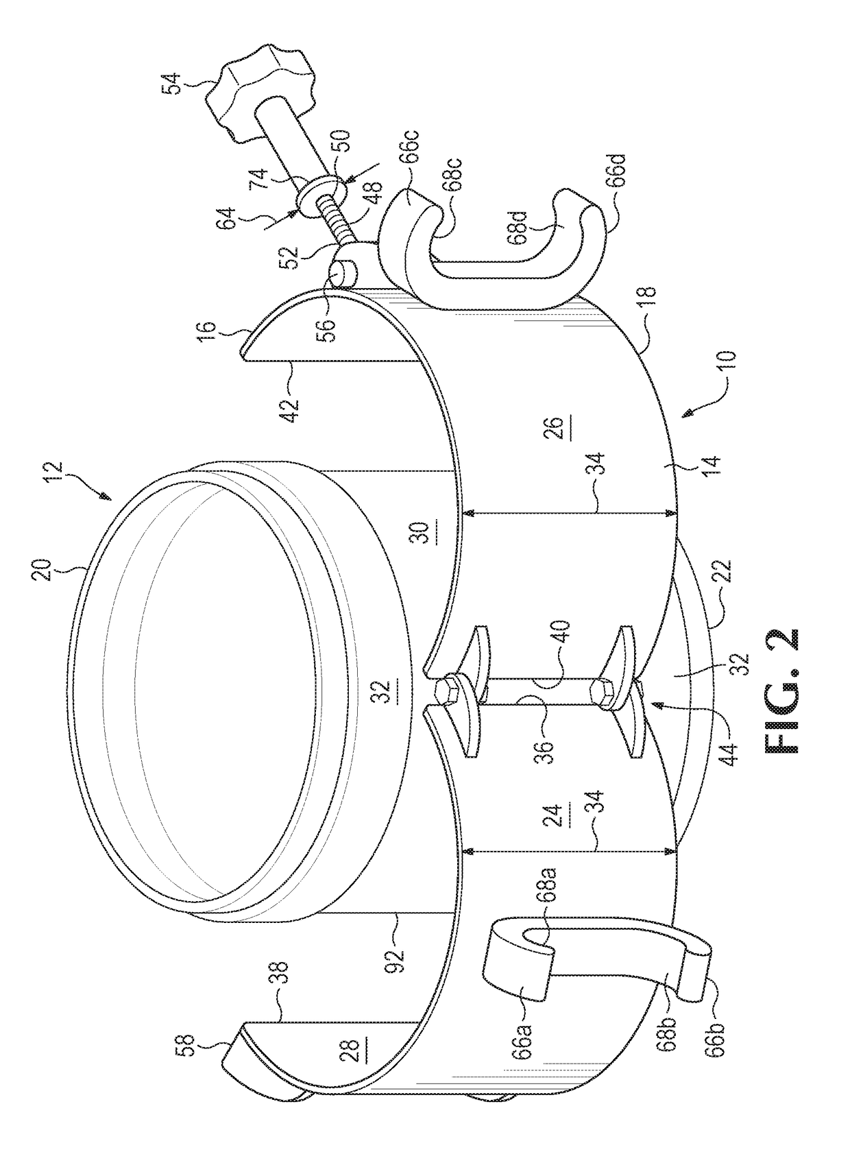 Pipe repair coupling tool and method of use