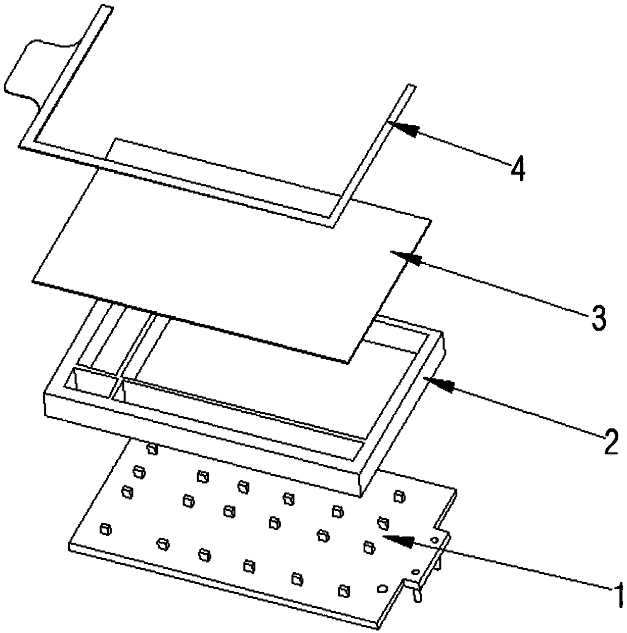 Direct-type partition display backlight source