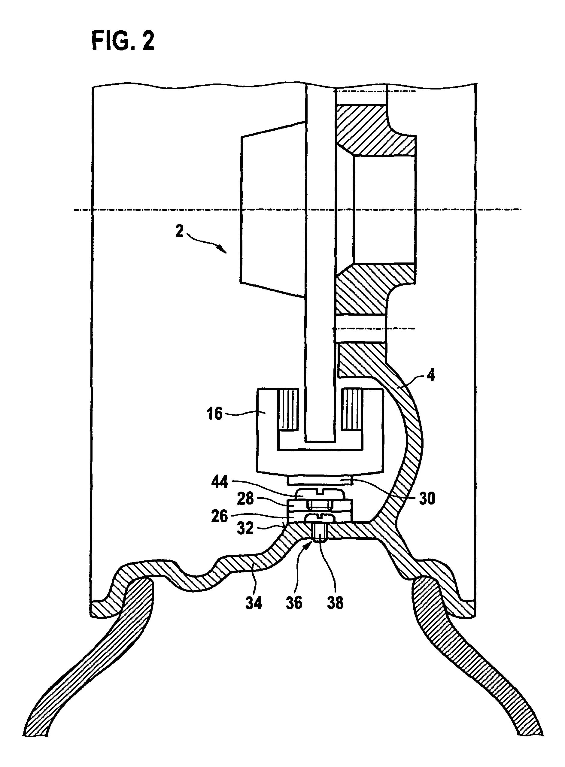 Tire pressure monitoring device having power supplied by magnetic induction