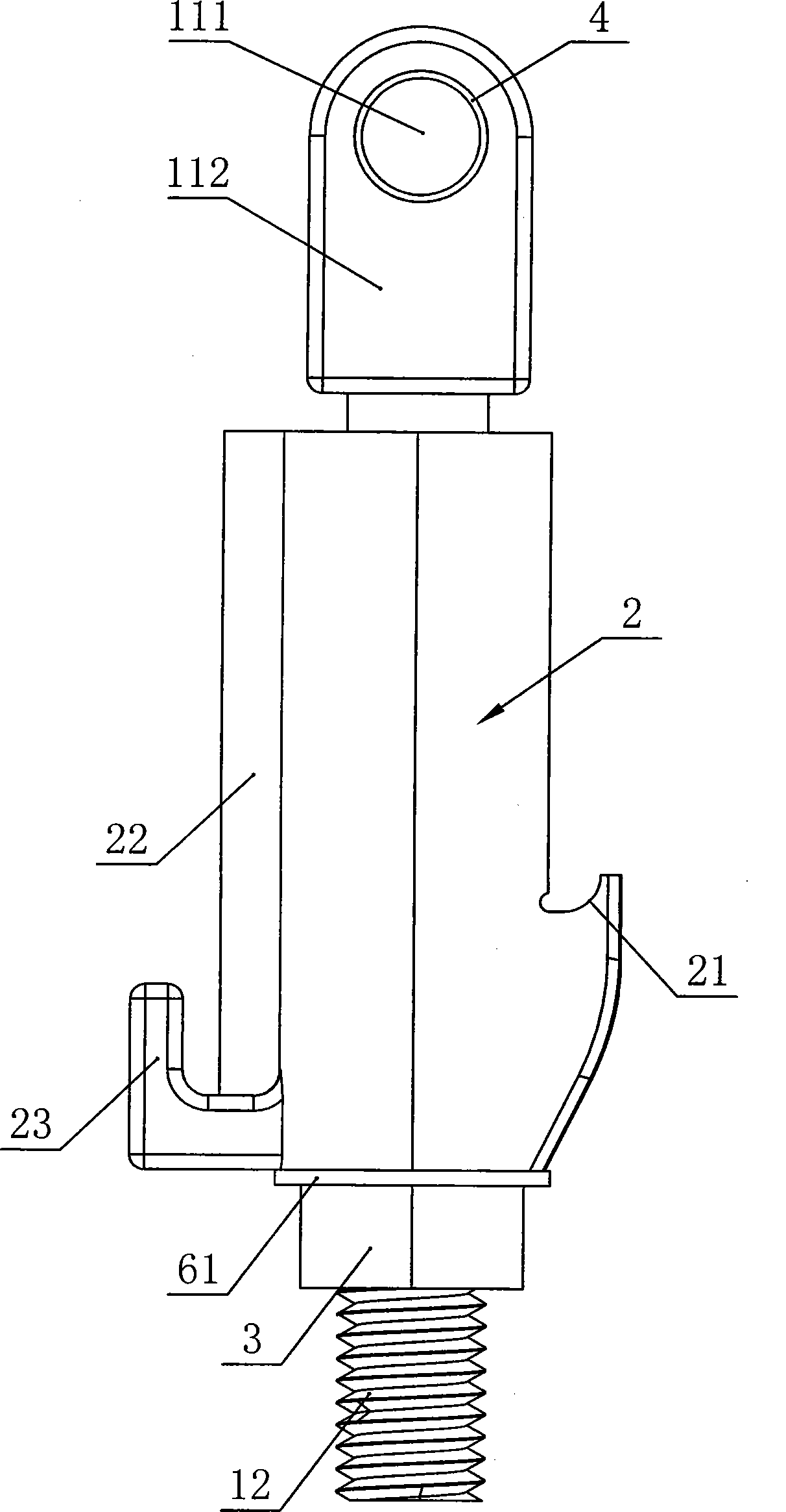 Quick connecting device with open container body and sealing cover
