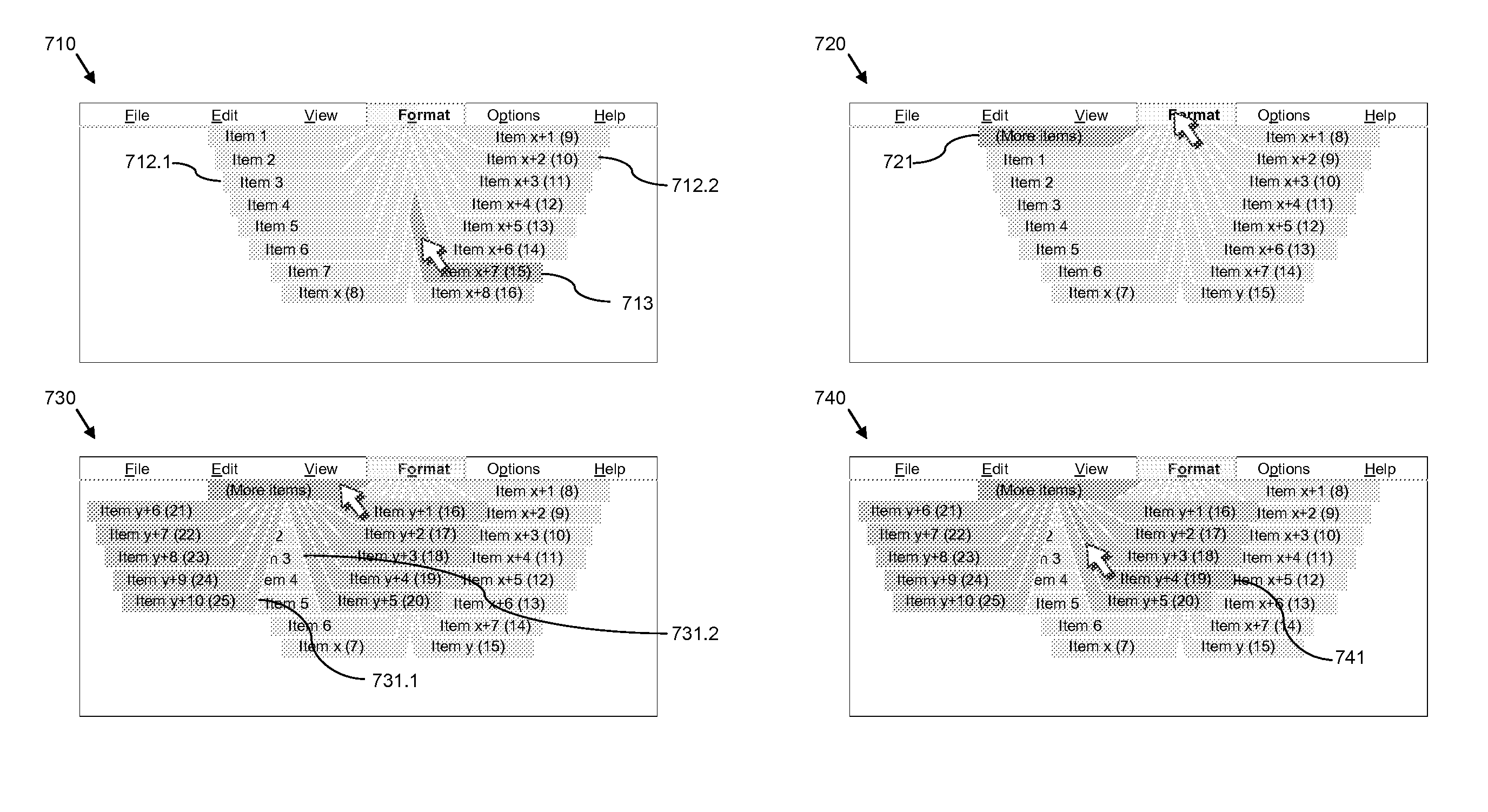 Method and Program for Menu Tree Visualization and Navigation