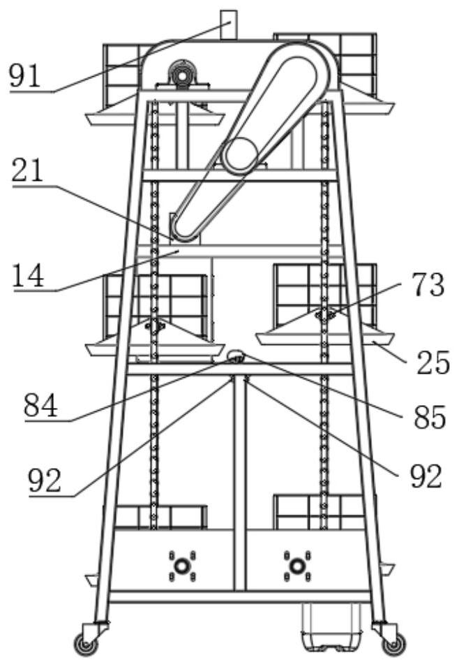 Three-dimensional circulating type vegetable planting device