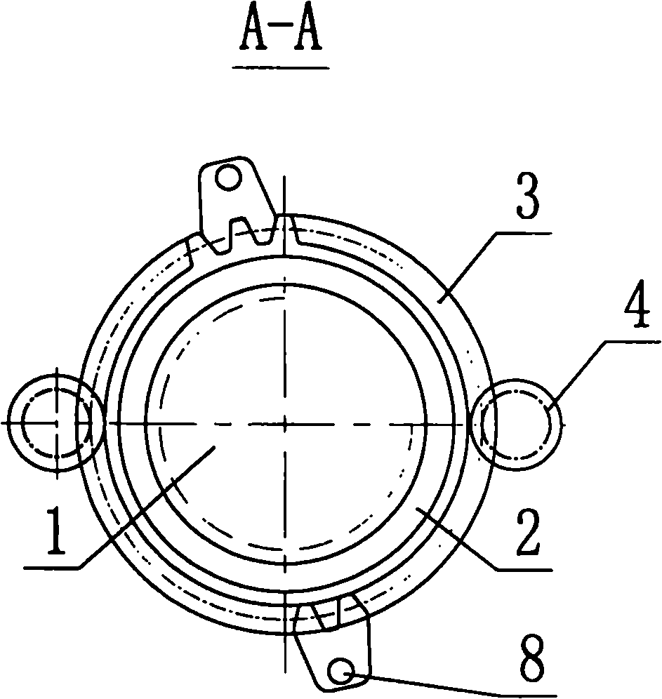 Spiral lifting device for lifting self-lifting platform