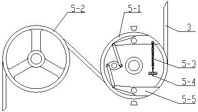 Device and method for over-speed detection of elevating container