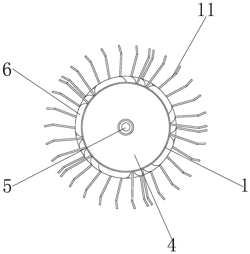 Novel spring-tooth picking mechanism