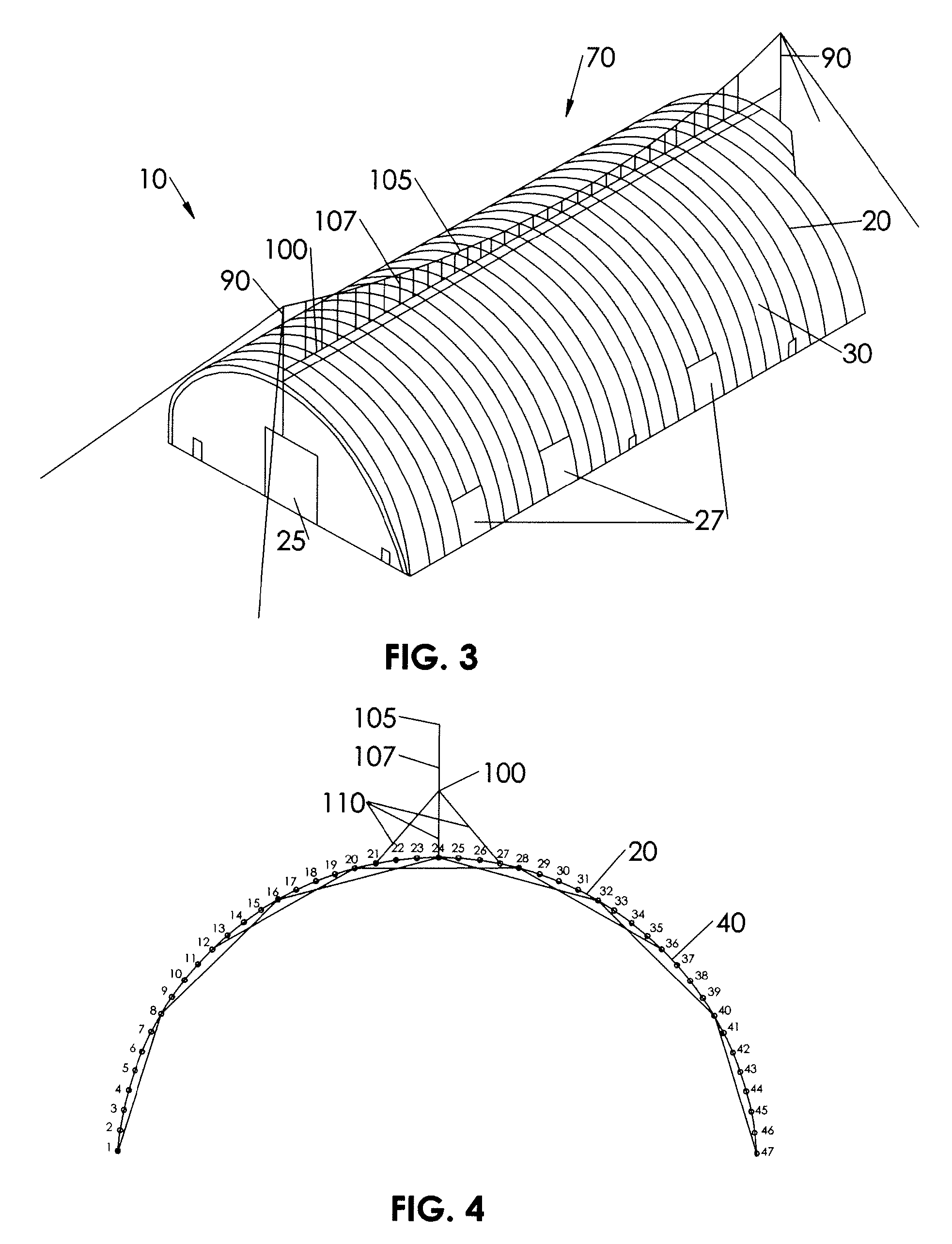 Air Beam with Stiffening Members and Air Beam Structure