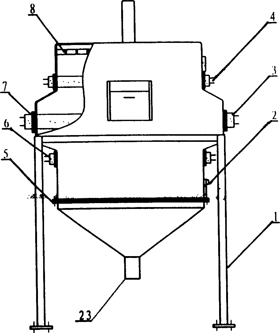 Device and method for degradating organic pollutant in tea by photo chermistry