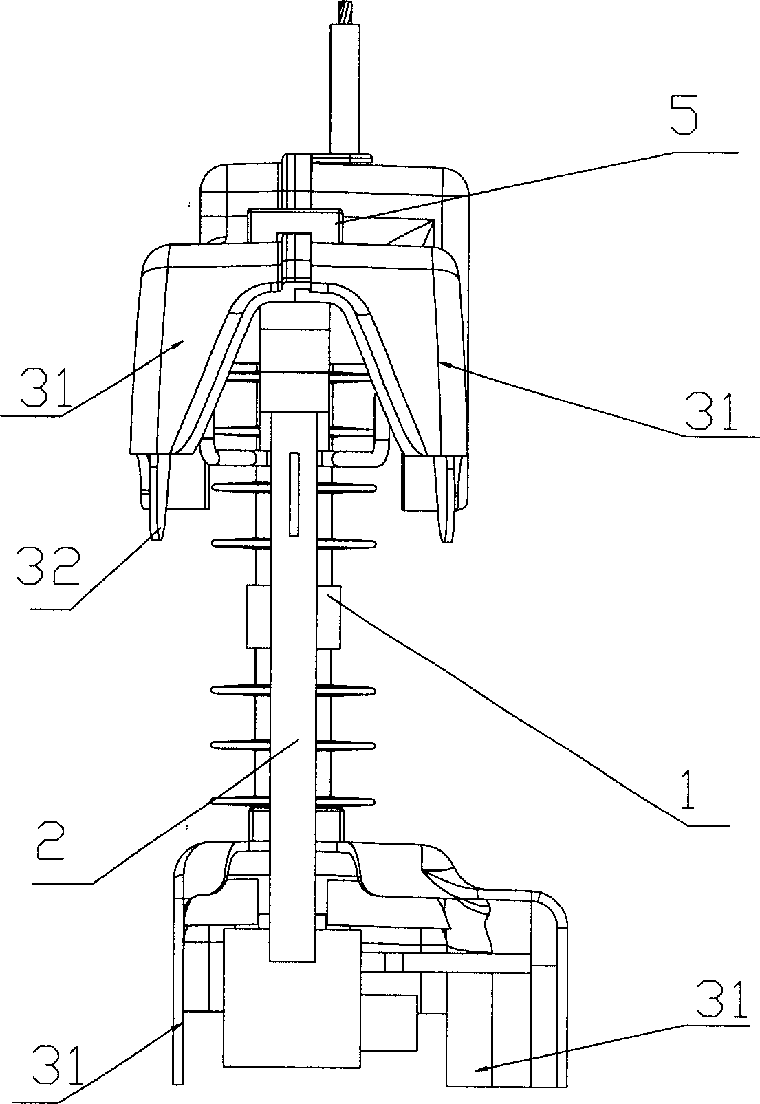 Fuse device with hard protection shielding cover