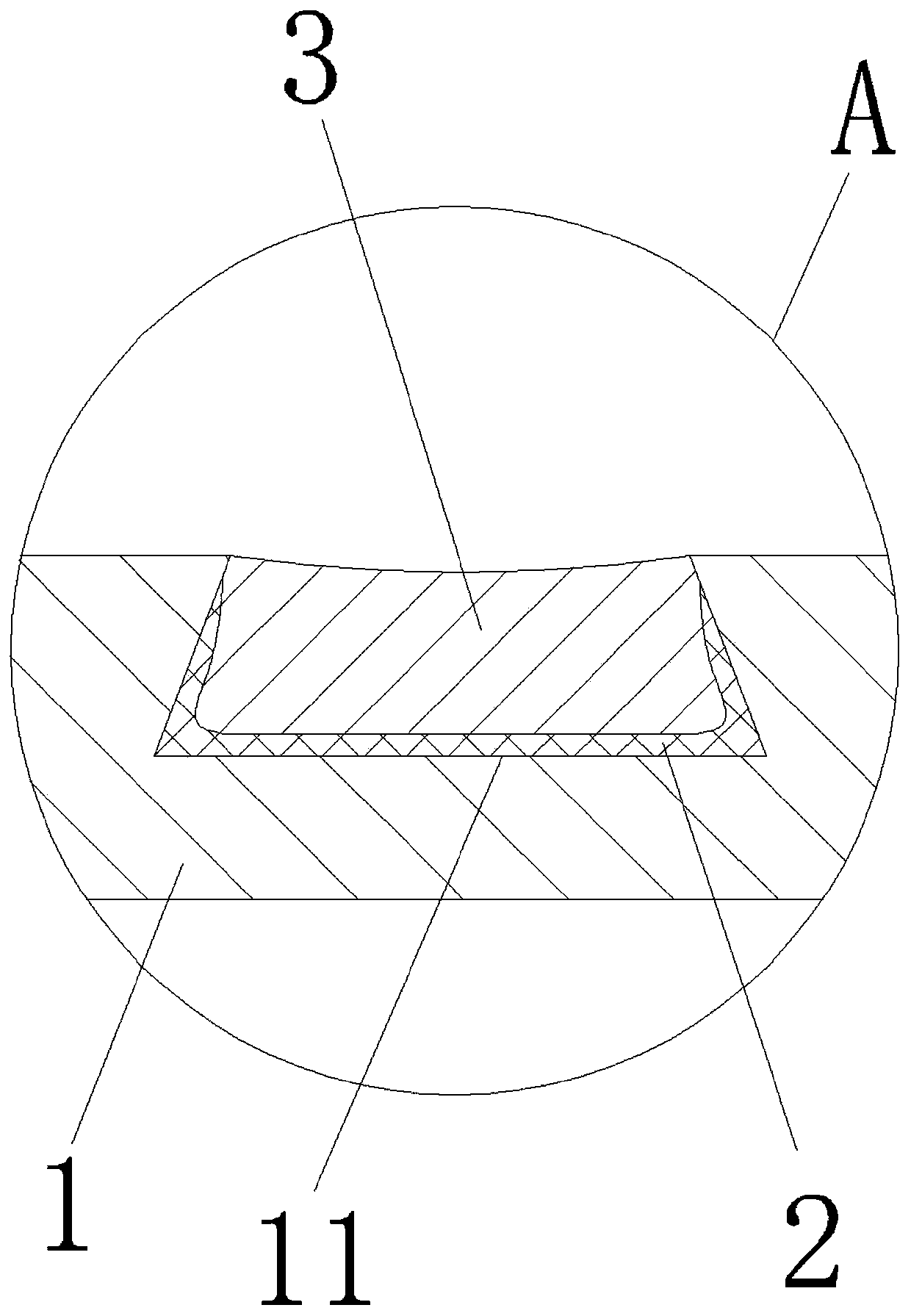 Self-luminous emergency passage protection strip and preparation method thereof