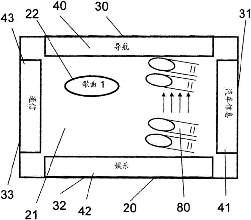 Interactive system and method for controlling vehicle application through same