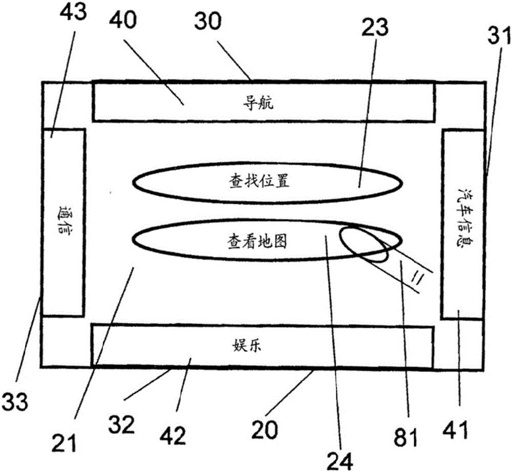 Interactive system and method for controlling vehicle application through same