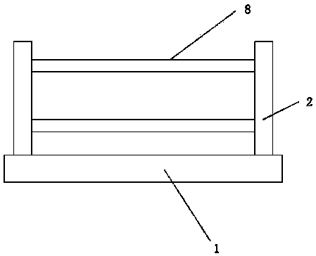 Lifting goods shelf used for logistics warehousing