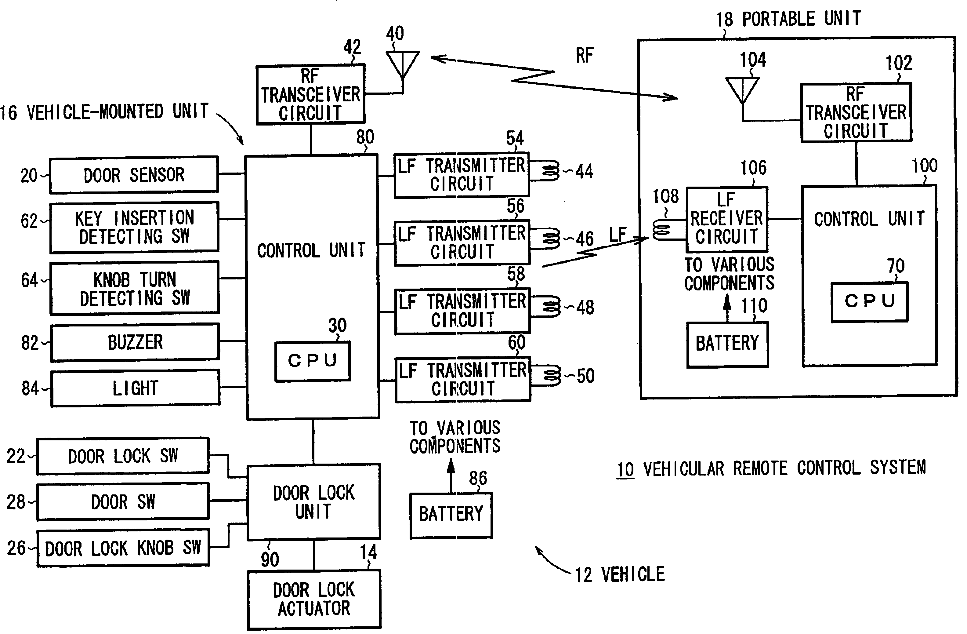 Automatic vehicle door locking/unlocking apparatus