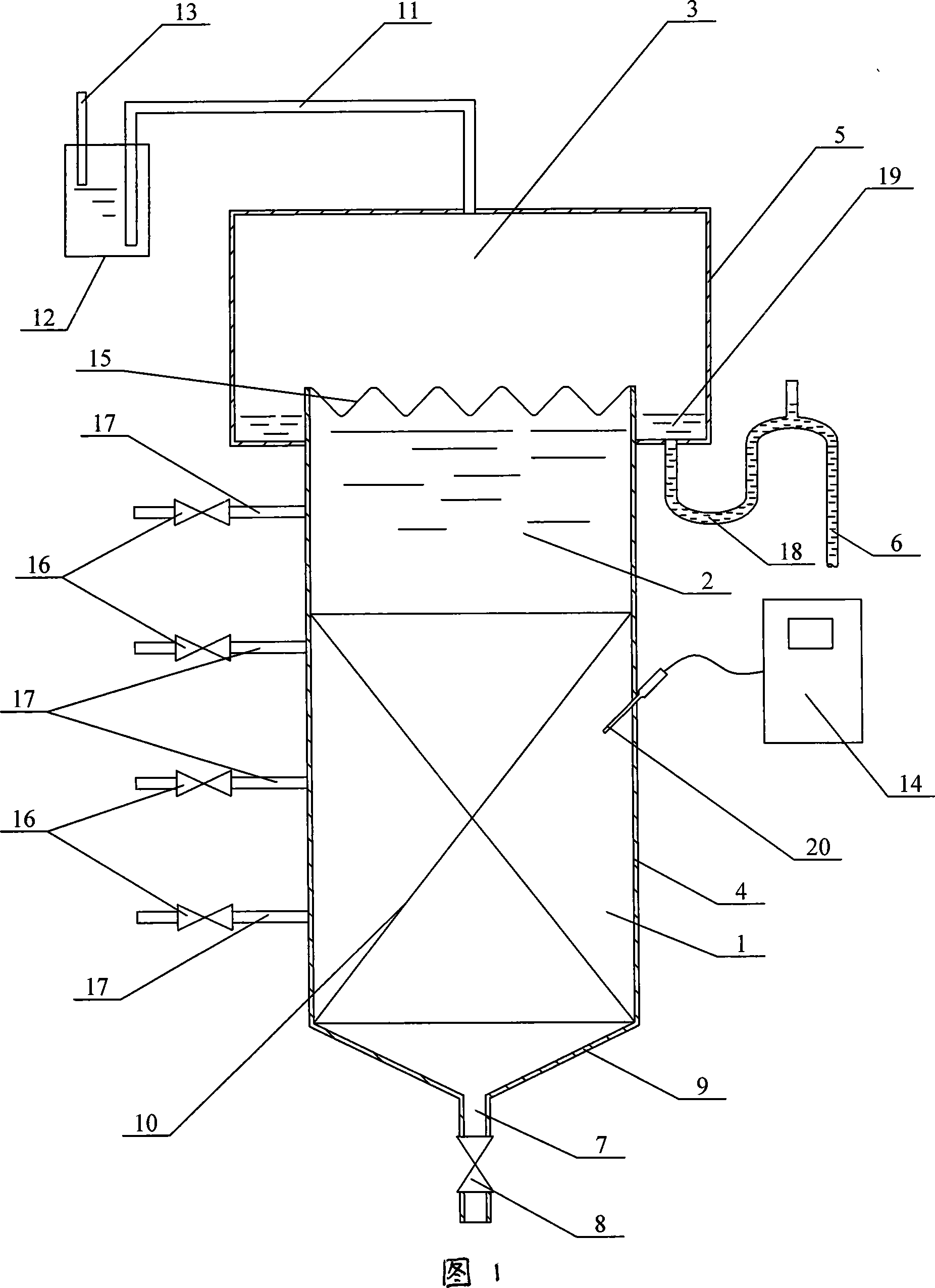 Method and reactor for removing organic matter, sulfide, and nitrate in wastewater synchronistically