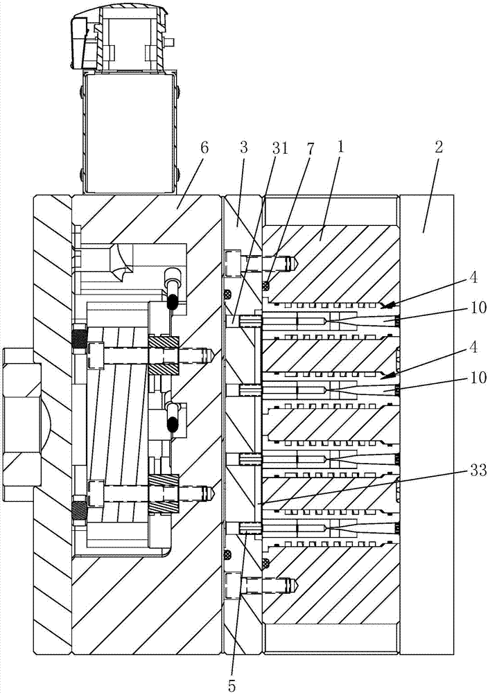 Negative pressure precision injection molding method for mobile phone plastic parts