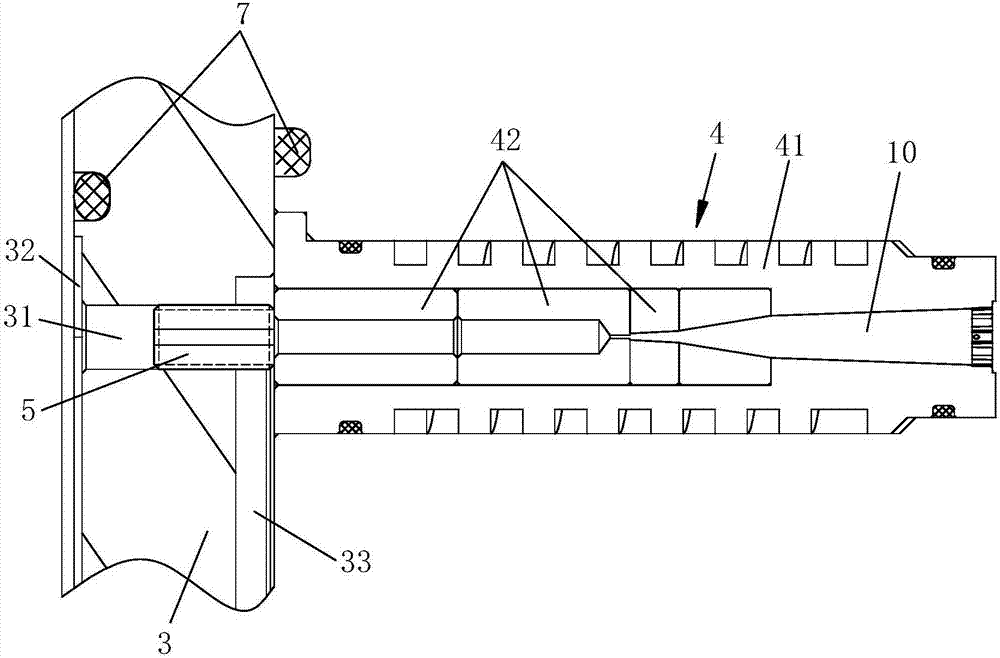 Negative pressure precision injection molding method for mobile phone plastic parts