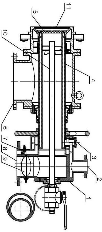 Combustor for lower combustion chamber of annular sleeve kiln and flameless combustion method