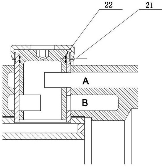 Combustor for lower combustion chamber of annular sleeve kiln and flameless combustion method