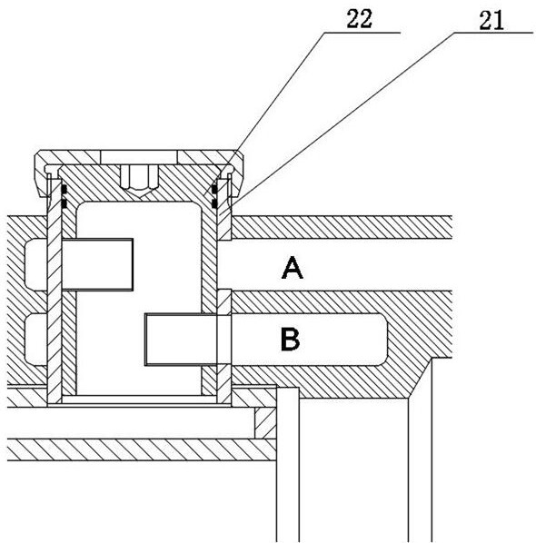 Combustor for lower combustion chamber of annular sleeve kiln and flameless combustion method