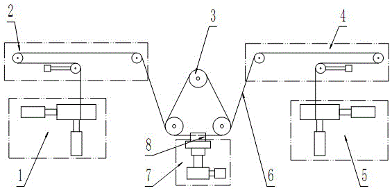 Six-guide-wheel multi-line cutting machine