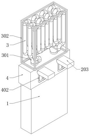 Heat dissipation protection mechanism of signal base station terminal