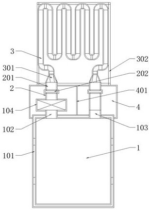 Heat dissipation protection mechanism of signal base station terminal